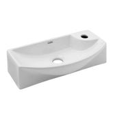 SNOWFITO CERAMIC BASIN 460MM x 150MM